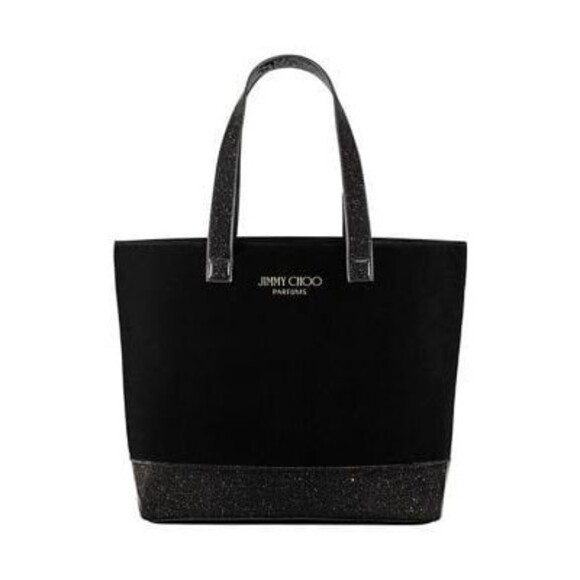 Jimmy Choo Handbags - Jimmy Choo black velvet tote bag